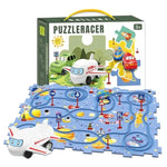 PuzzleRacer - Circuit Puzzle Éducatif pour Enfants