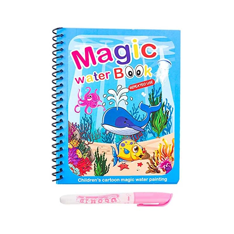 Totalcadeau - Livre de coloriage magique avec feutre fonctionnant à l'eau  licorne - Jeux d'adresse - Rue du Commerce